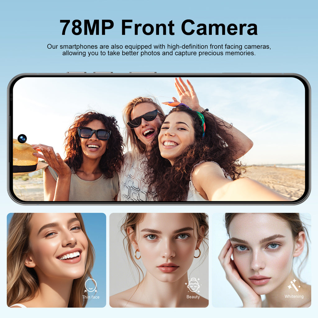 Hot Sale i17 Pro Max Android Smartphone16+1T Factory Direct Sales Mobile Phones