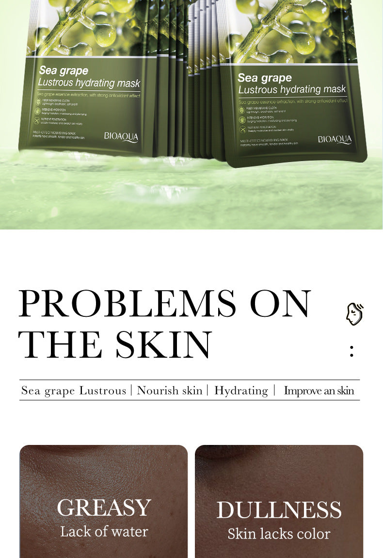 Full English Mask BIOAOUA White Truffle Moisturizing Caviar Nourishing Resurrection Grass Hydrating  Wholesale