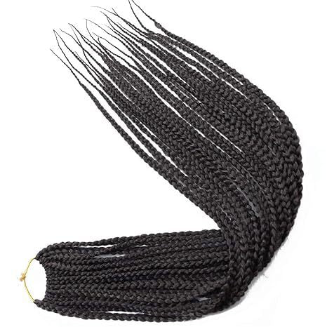 Cross-border Crochet Three-strand Braid Three strand braided synthetic hair extens
