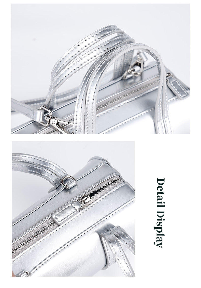 Korean Style Underarm Bag for Women, New Versatile Single Shoulder Fashionable High-End Korean Version Casual Soft Handheld Cylindrical Women's Bag