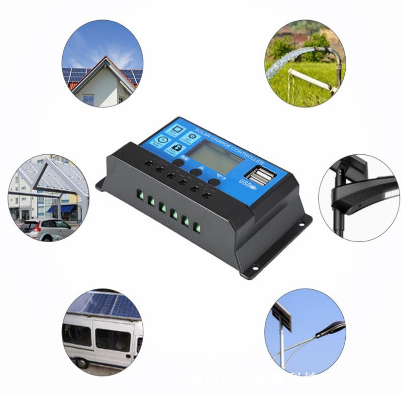 10a Controller Manufacturer Wholesale12V/24V Automatic Switching Battery Charging Solar Street Light Controller