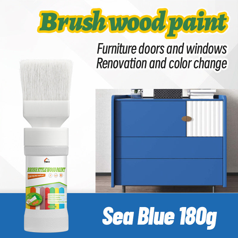 Wooden Brush Paint Solid Wood Cabinet Table Chair Water-Based Coating Door Window Furniture Renovation Color Change Latex Paint Oil Paint