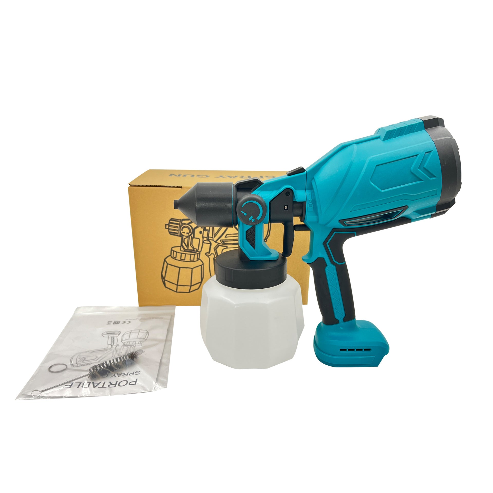 High Power Wireless21VMT Rechargeable Lithium Battery Spray Bottle Wireless Detachable Convenient Paint Spray Gun