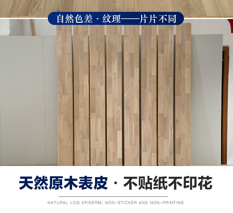 Door-to-Door Installation Old Three-Layer Large Board Pure Three-Layer Solid Wood Floor Oak Log3.0-4.0mm Underfloor Heating