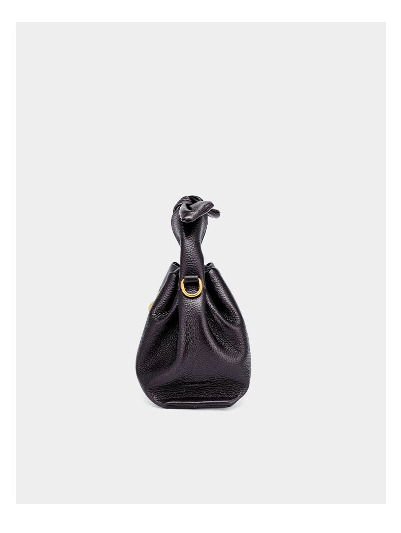 European and American Niche Cloud Dumpling Bag Single Shoulder Crossbody Niche Light Luxury Fashion Design New Single Shoulder Crossbody Genuine Leather Bag