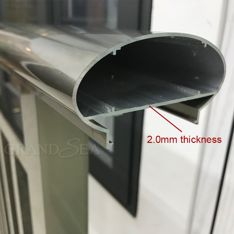 Modern Balustrade Fence Handrail Outdoor Glass Iron Balcony Stainless Steel Grill Railing Designs