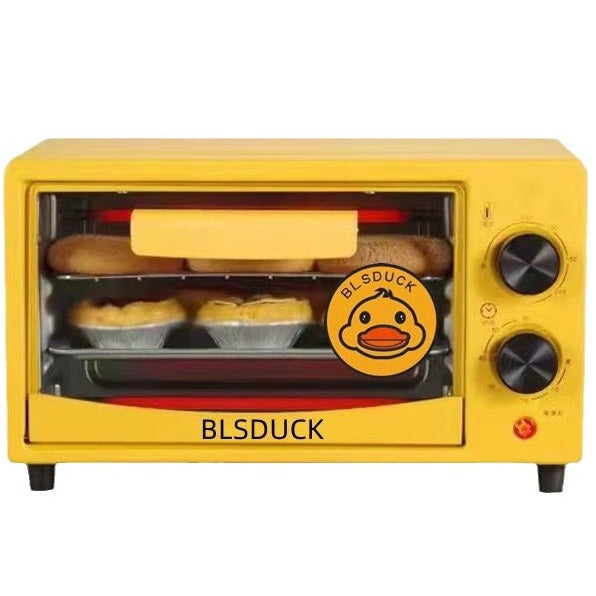 Little Yellow Duck Household Electric Oven Small Home Appliance Gift Wholesale Multifunctional Automatic Mini Steamer Oven12L Dropshipping Export D