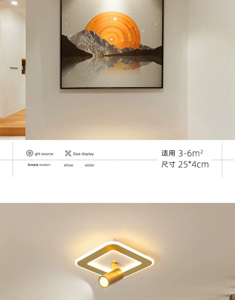 Aisle Light Corridor Light Luxury Balcony led Lamp Creative Background Wall Spotlight Simple Modern Cloakroom Ceiling Lamp