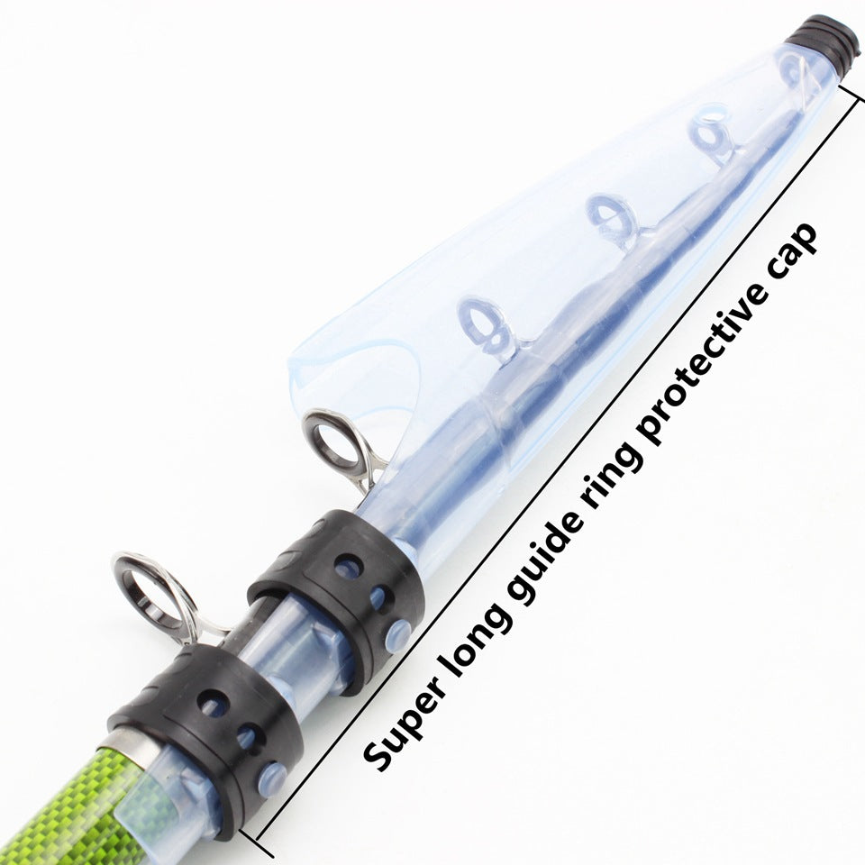 A Long Casting Telescopic Lure Rod with Long Wooden Handle, Sea Rod, Rock Fishing Rod, Carbon Fiber Carp and Bass Rod MH Tune