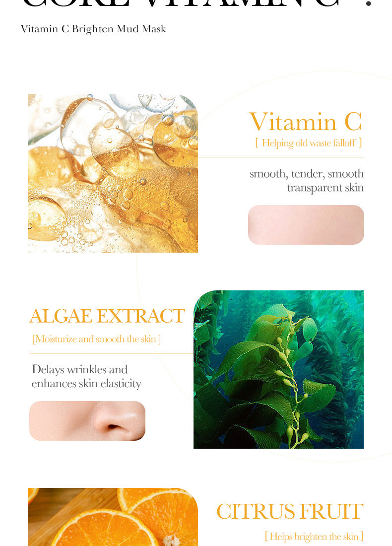 Cleansing Mask BIOAOUA Cucumber Pore Cleansing Smear-On Portable Mud Mask  Foreign Trade Wholesale