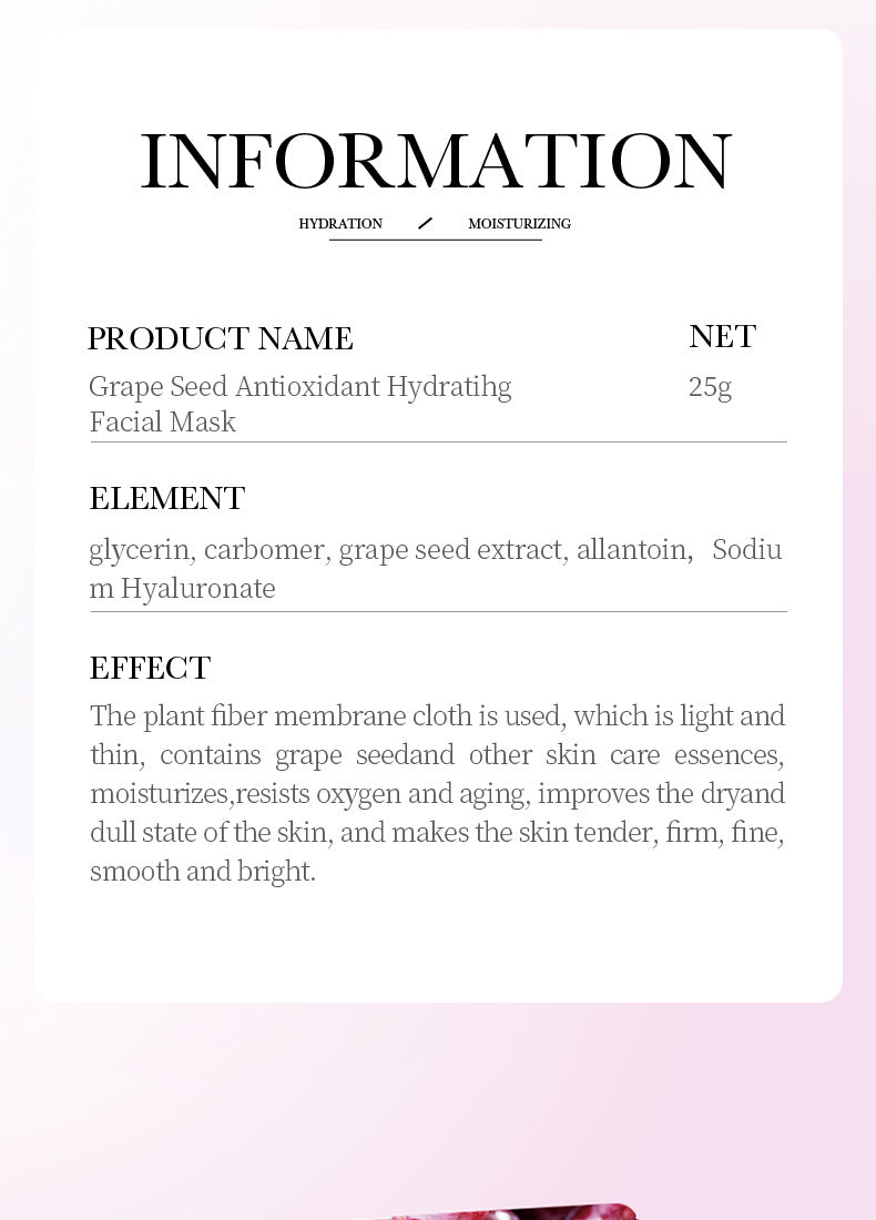 Full English Mask BIOAOUA White Truffle Moisturizing Caviar Nourishing Resurrection Grass Hydrating  Wholesale