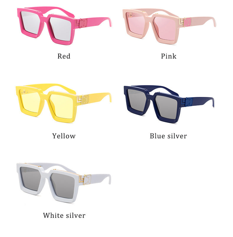 86229Large Frame Sunglasses for Women, European and American Internet Celebrity Style, 0k Fashionable Rich Men's Sunglasses sunglasses