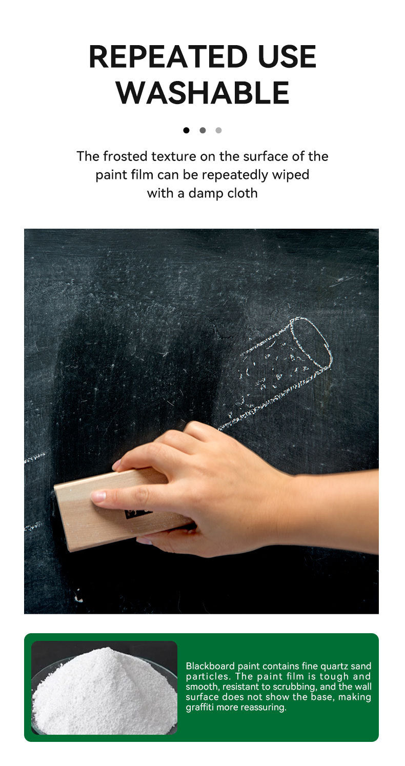 Magnetic Paint Classroom Office Meeting Room Home Wall Paint Coating Kindergarten Room Wall Self-Painting Blackboard Water-Based Blackboard