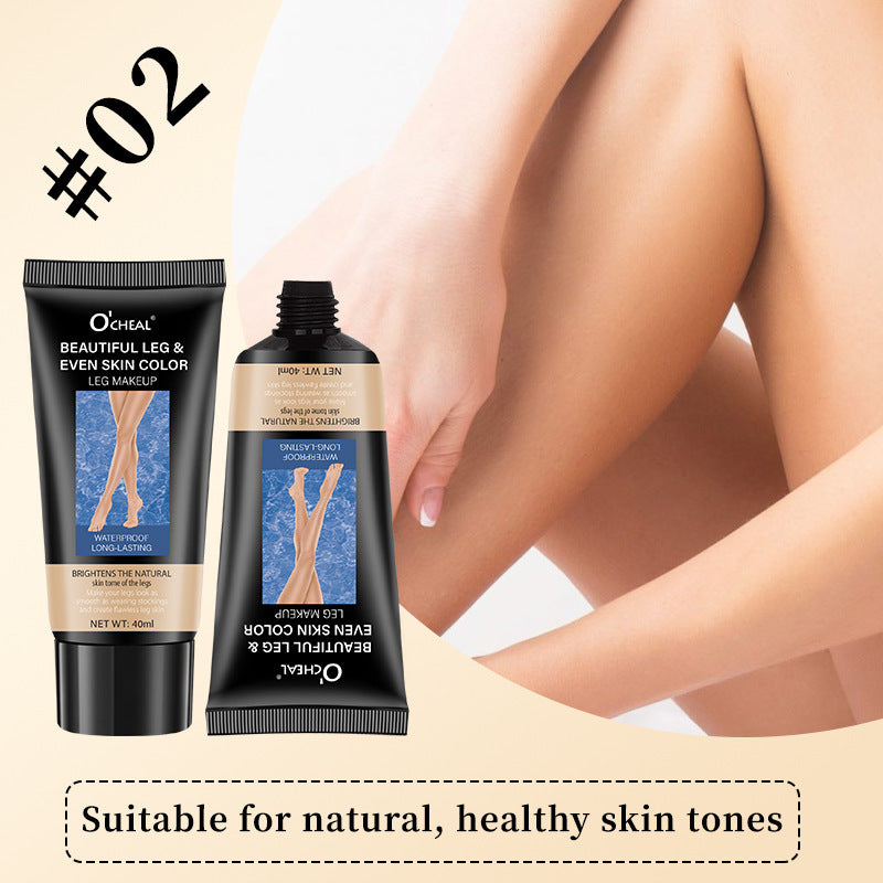 Makeup European and American Concealer Leg Cream Waterproof Even Skin Tone Tanning Cream Stocking Cream Leg Care Moisturizer
