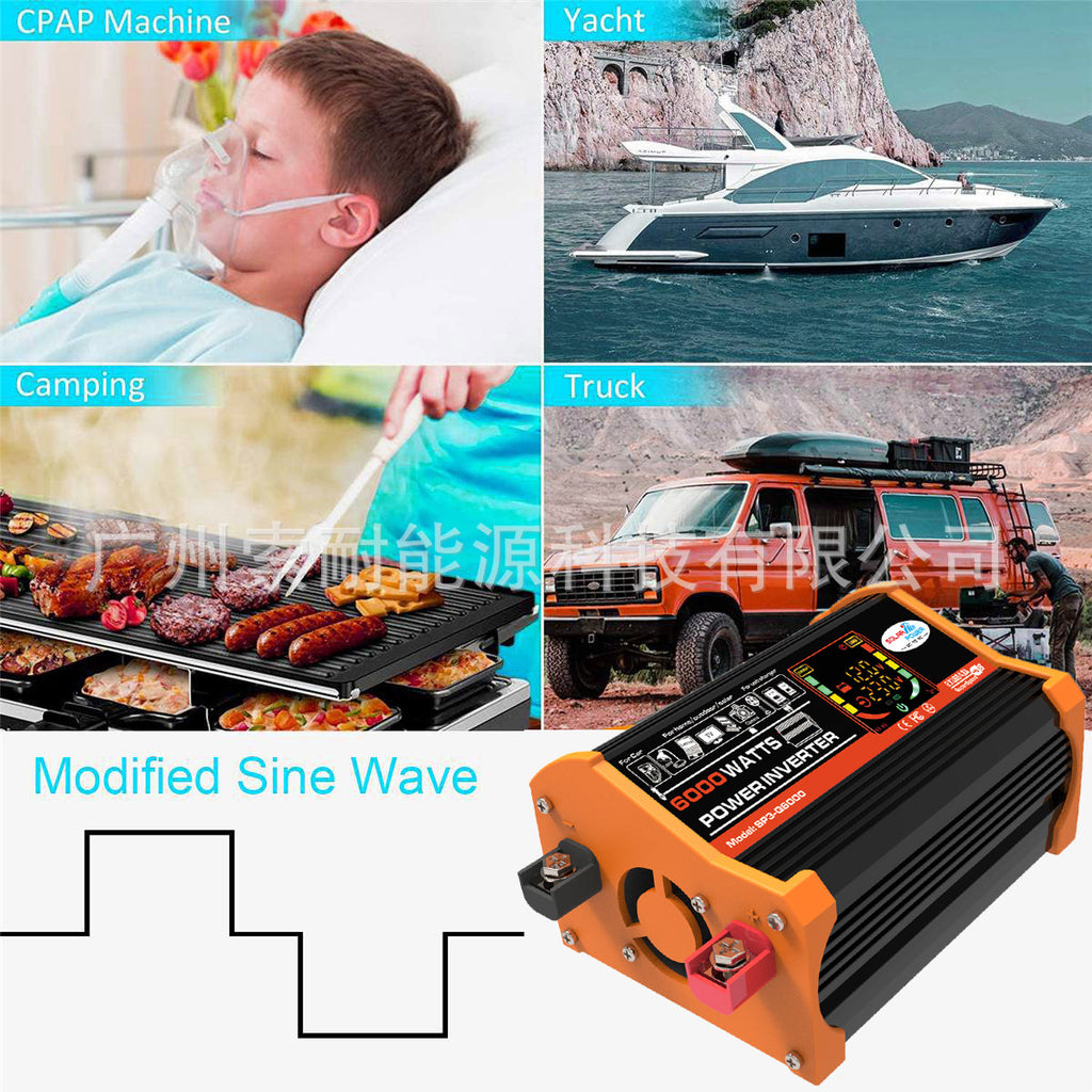 Legend Third Generation Car Inverter500W 12V Turn110V/220V Intelligent Digital Display Double USB inverter