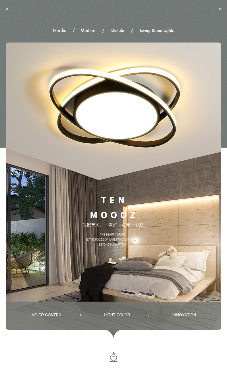 2025New stylish living room lamp Nordic light luxury smart lamp energy-saving LED Ceiling Lamp Bedroom Lamp Home Improvement Lighting