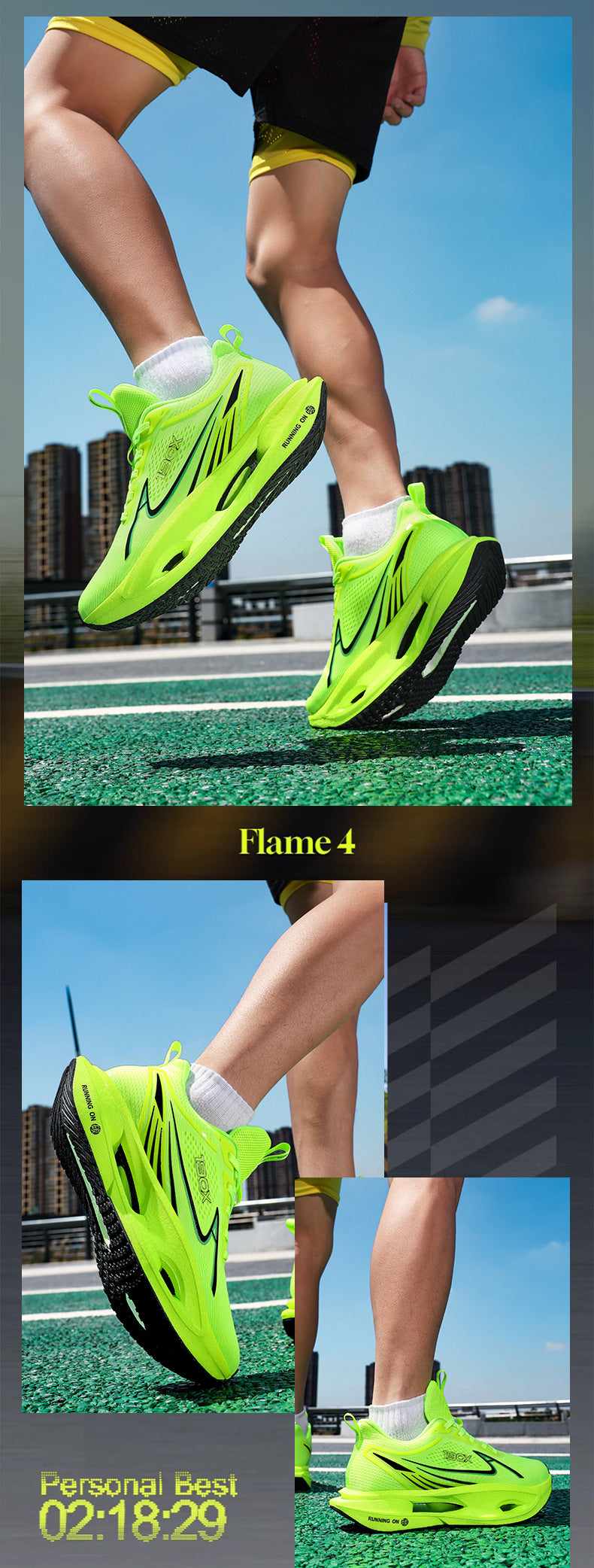 Summer New High Elastic Cushioning Youth Couple Sports Shoes Breathable Running Shoes Casual Men's Shoes