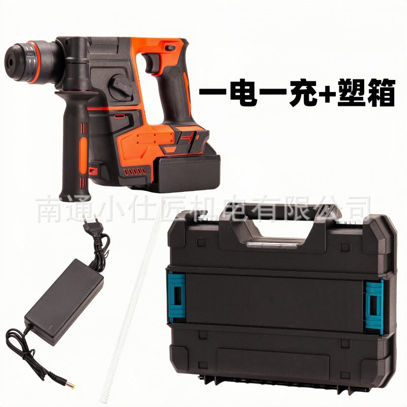 Cross-Border Foreign Trade Brushless Lithium Battery Rechargeable Electric Hammer Industrial Grade High-Power Electric Hammer Electric Pickaxe Concrete Impact Drill