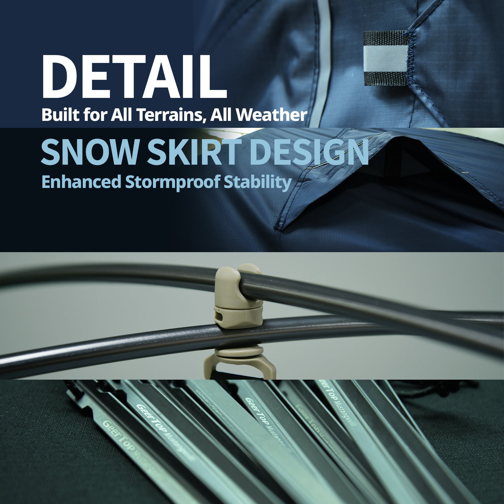 Jituo New Lightweight Tent Outdoor Camping Gear Hiking Aluminum Pole Mountaineering Tent Rainproof Camping Equipment