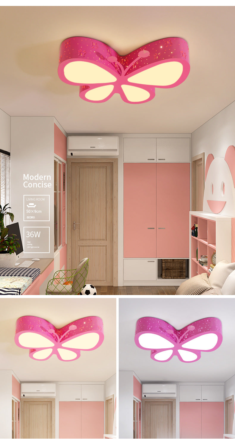 Creative Children's Lamp Bedroom lamp cartoon ceiling light modern minimalist LED Eye Protection Room Lamp Zhongshan Lighting Wholesale