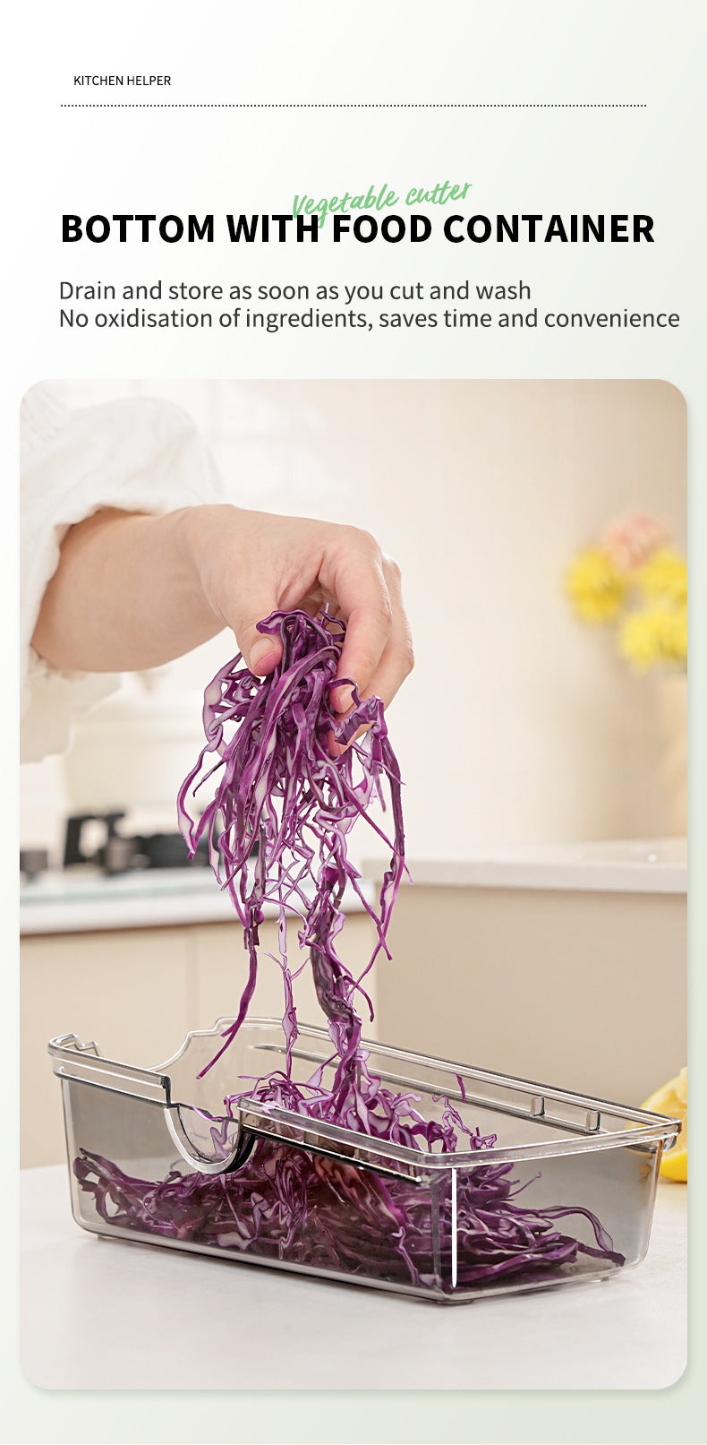 Home Kitchen Shredding and Slicing Machine Lemon Dicing and Slicing Vegetable Cutter Potato Grater Multi-Functional Vegetable Slicer