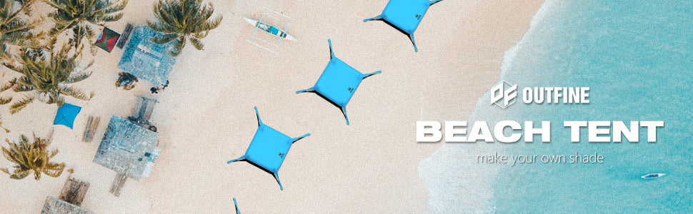 Outdoor Lawn Beach Lycra Canopy Tent Portable Lawn Camping Fishing Tent Outdoor Sun Protection Cooling Shade