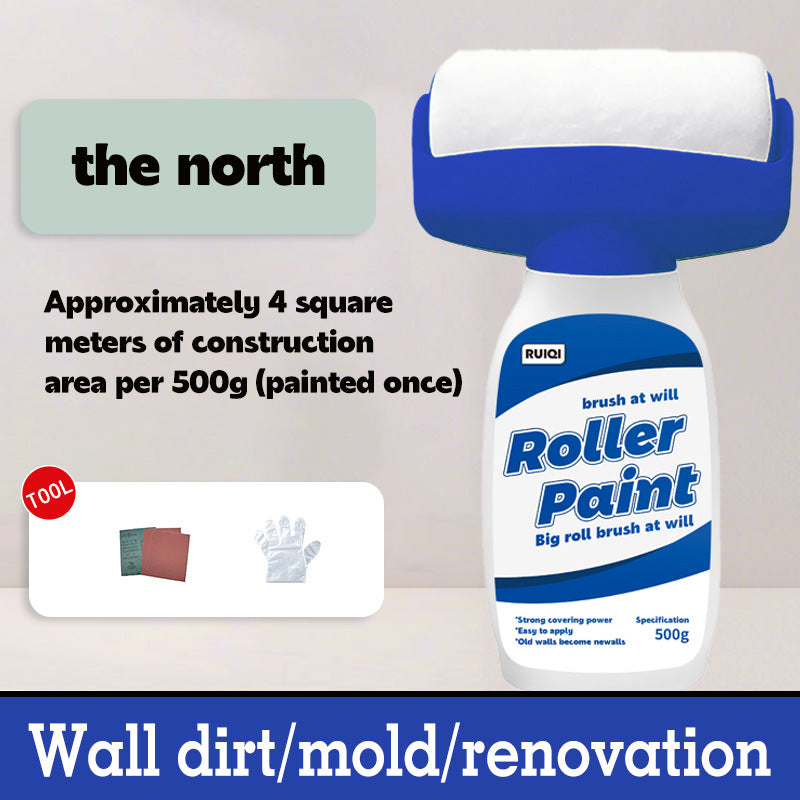 Custom Label Large Roller Latex Paint Wall Stain Covering Repair Water-Based Odorless Paint Home Interior Wall Self-Painting