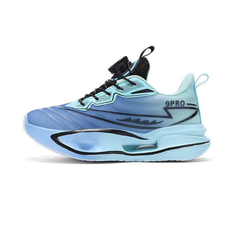 Red Rabbit9PRO Children's Fashion Casual Rotating Buckle Sports Shoes for Girls Lightweight Non-Slip Wear-Resistant Running Shoes for Boys