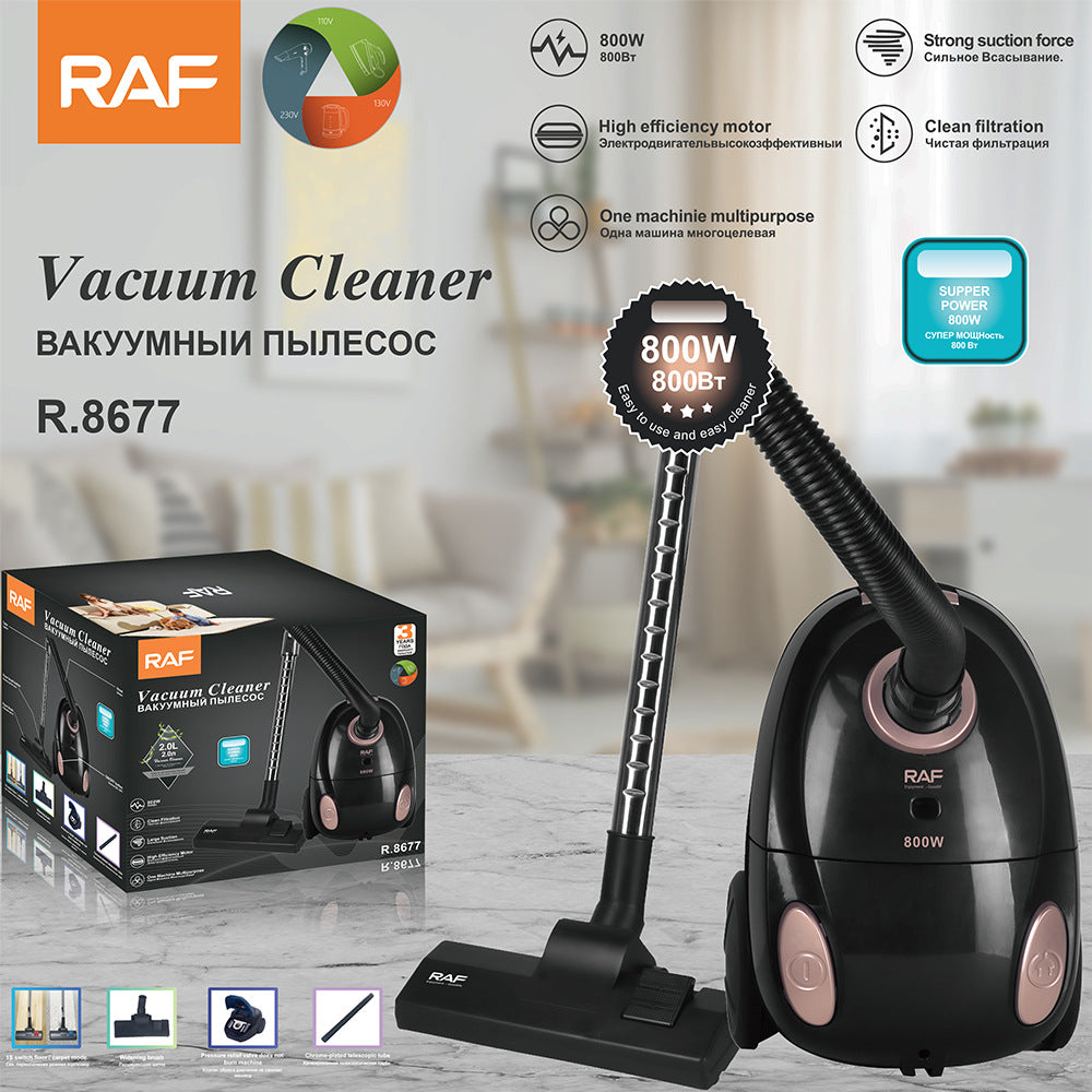 RAF Portable Multifunctional Household Vacuum Cleaner EU Standard for Bedroom and Living Room Handheld Strong Suction Vacuum Machine