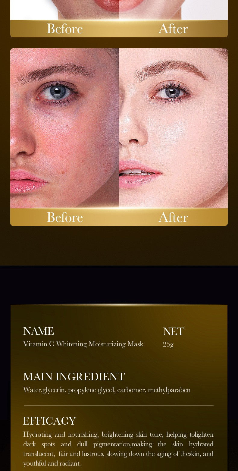 Facial Mask25g FAYANKOU Hydrating and Moisturizing Skin Firming and Elasticizing Face Mask Cross-Border Wholesale