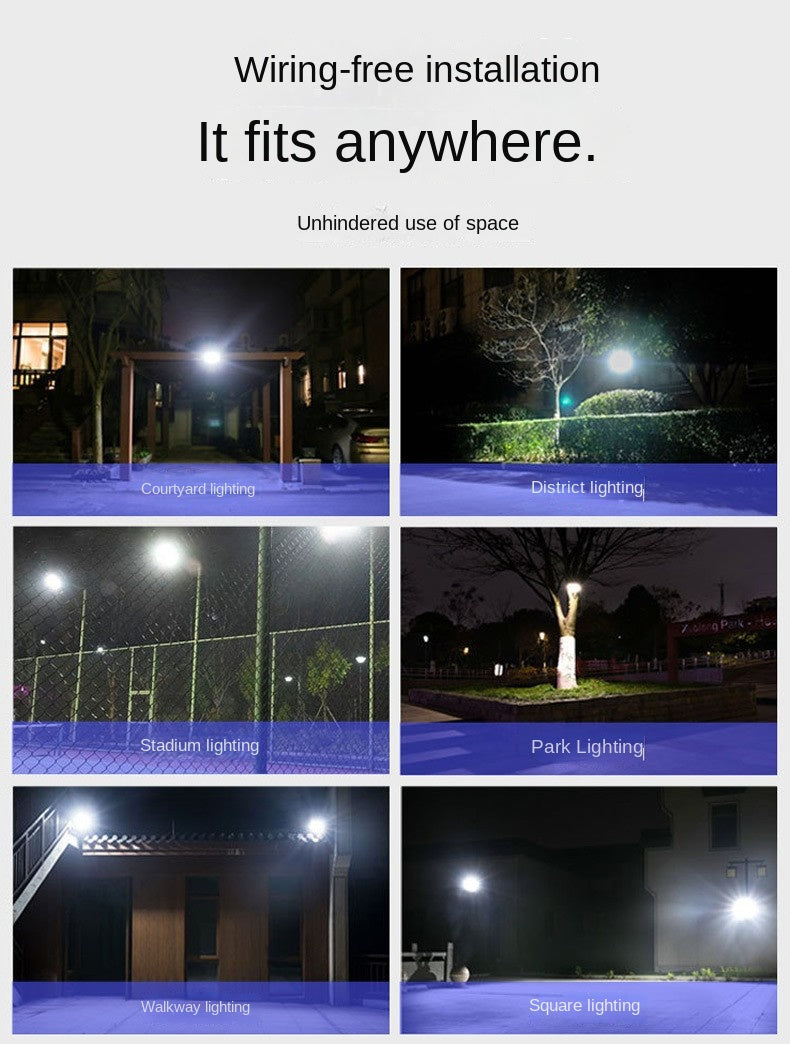 Outdoor Lighting Waterproof IP65 Remote Control Solar Light 300W350W500W1000W1600W2000W Led Solar Street Light