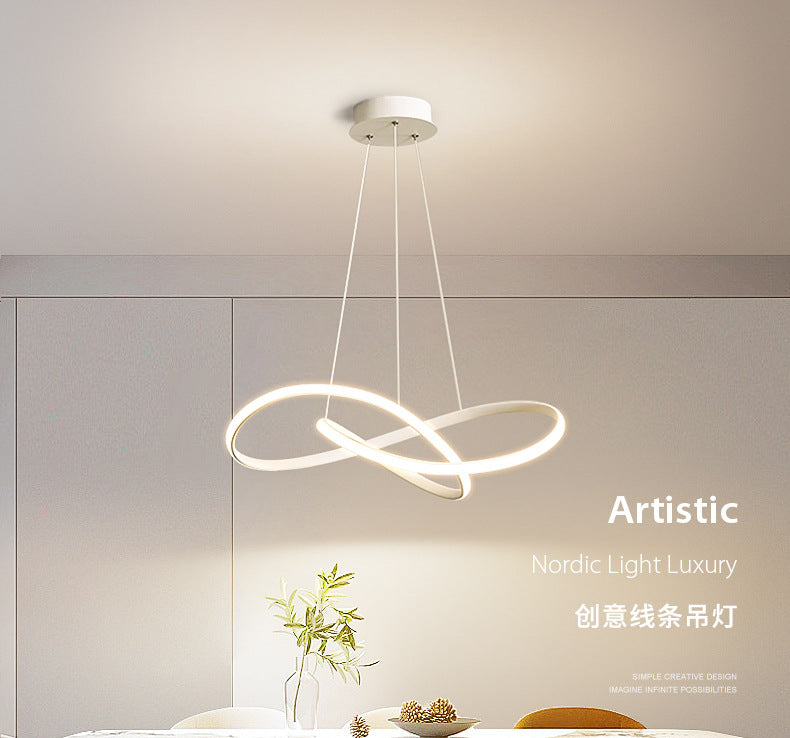 Restaurant Pendant Light Modern Minimalist Dining Room Table Lamp Bar Counter Internet Celebrity Bedroom Pendant Light2025New Model Zhongshan Lighting