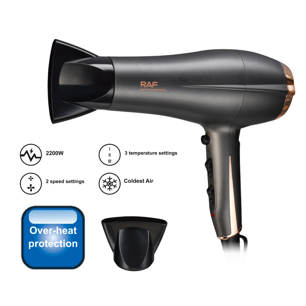 Hair Dryer2200W Hot and Cold Air Hair Dryer High Power Household Hotel Hair Dryer Hair Salon Hair Dryer