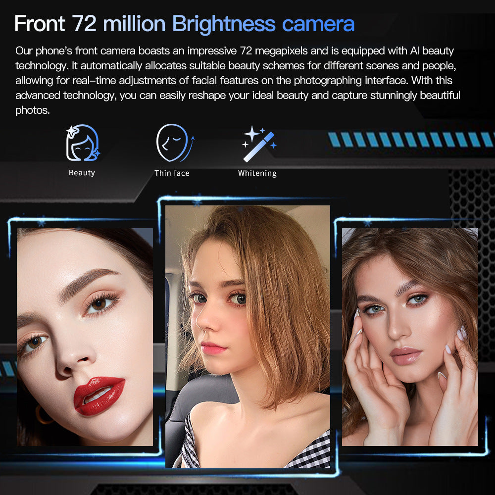 New Povo5pro Smart Student Phone7.3Inch Full HD Screen 3+32Wholesale