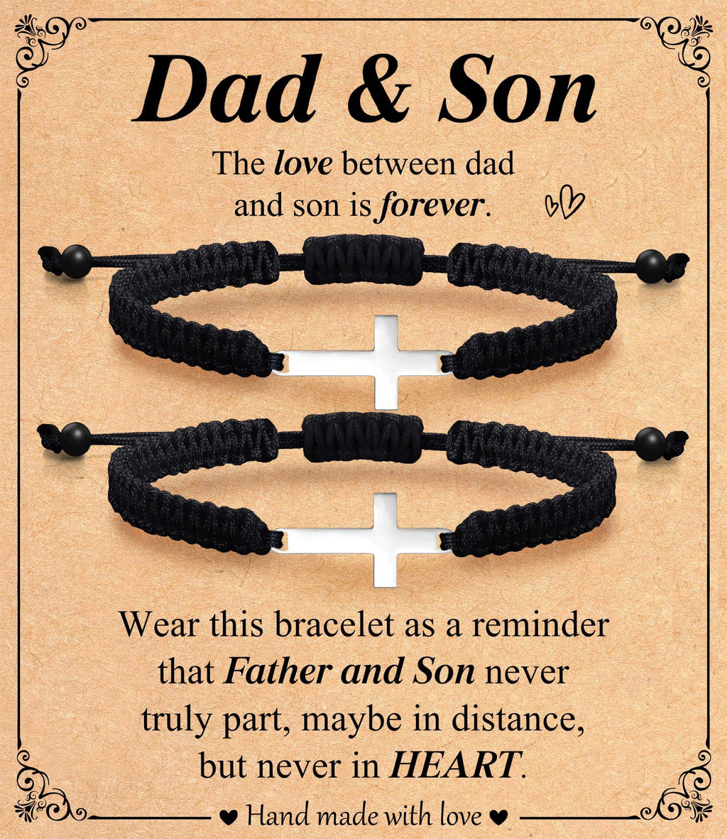 Braided Cross Bracelet Infinity Symbol Handmade Wrapped Bracelet Gift Heart Magnetic Adjustable Braided Bracelet