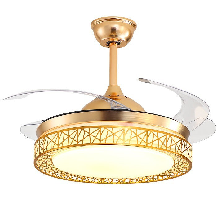 Ceiling Fan Light for Living Room, Bedroom, Dining Room, Nordic Postmodern Style, Luxury Lighted Electric Fan Ceiling Light