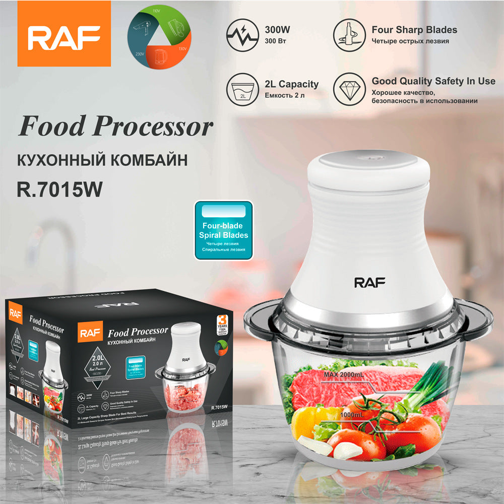 RAF European Standard Electric Meat Grinder Household Meat Mincer7015Multifunctional Food Processor Meat Grinder Meat Mincer2L