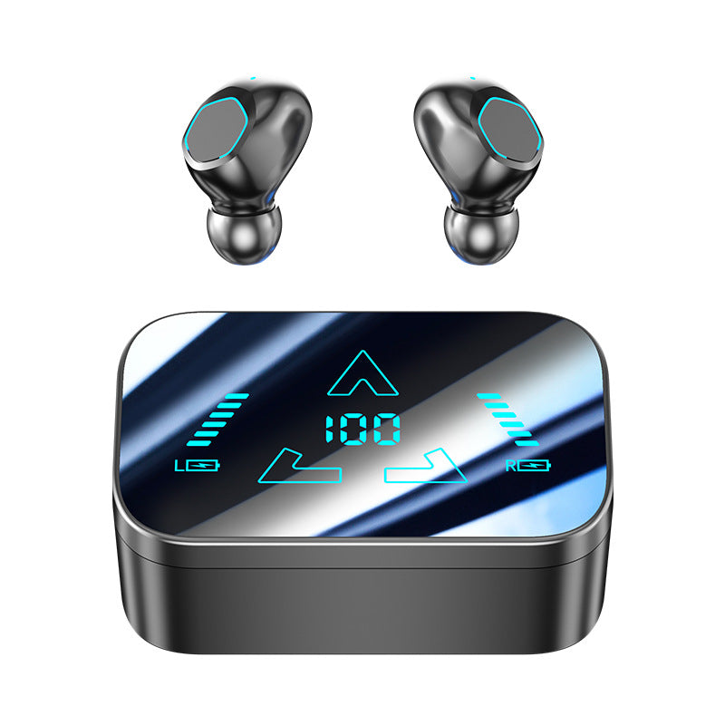 M48Digital Display Bluetooth Earbuds Ultra-Long Battery Life In-Ear Comfortable for Long Wear Private Model Wireless Bluetooth Earbuds Factory Wholesale