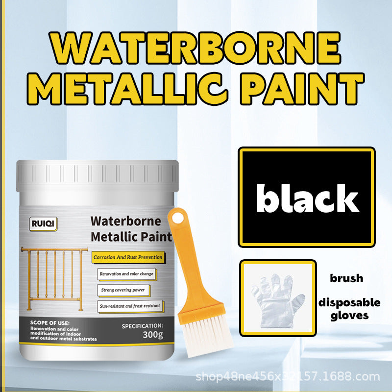 Water-based Metal Paint Anti-rust Paint Entry Door Iron Art Guardrail Color-changing Paint Anti-corrosion Industrial Paint Rust Conversion Paint