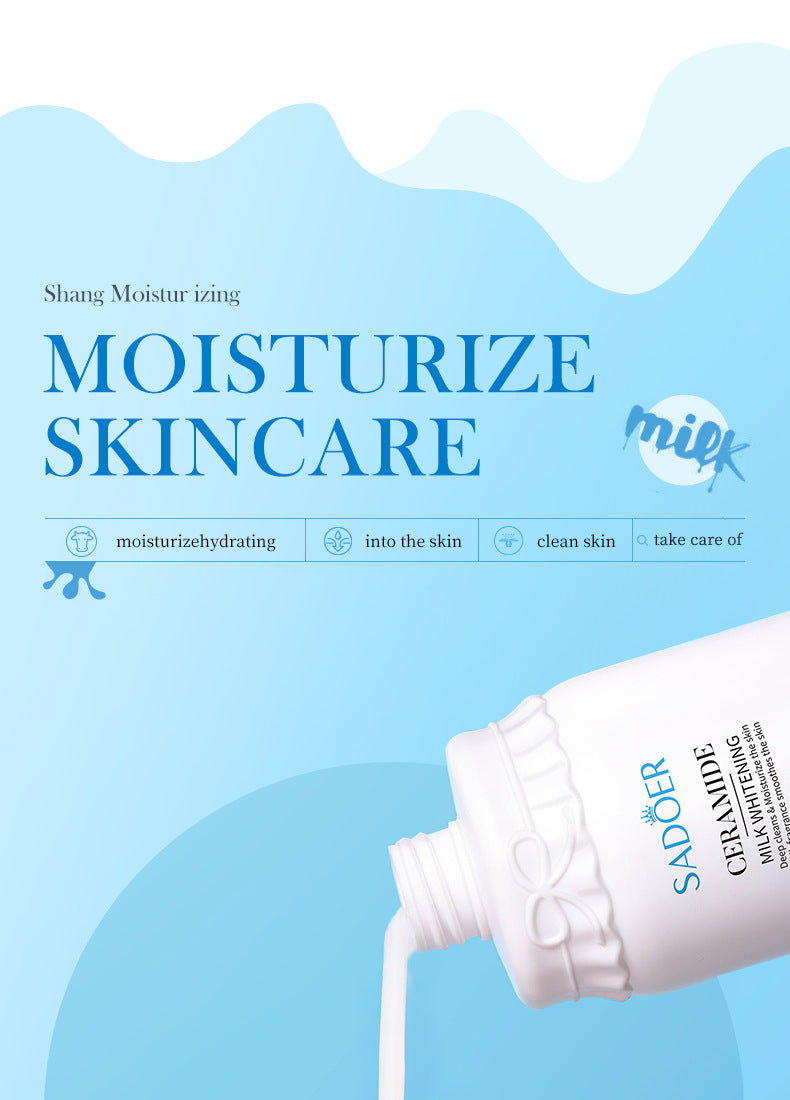 Milk Body Wash SADOER Hydrating, smooth, clean fragrance body wash for cross-border foreign trade wholesale