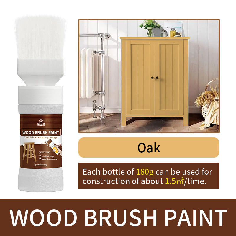 New Product Brush Paint Water-Based Wood Paint Furniture Renovation Bedside Table Wood Coating Paint Renovation Magic Tool