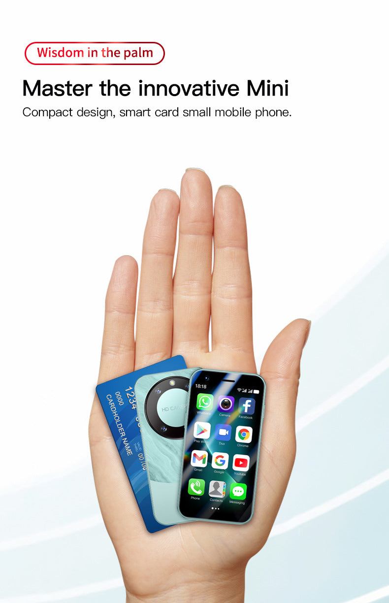 Hot Sale F8 Pro Mini Mobile Phone Dual Sim Quad Core Google Store Android Smart Small Phone(Popular)