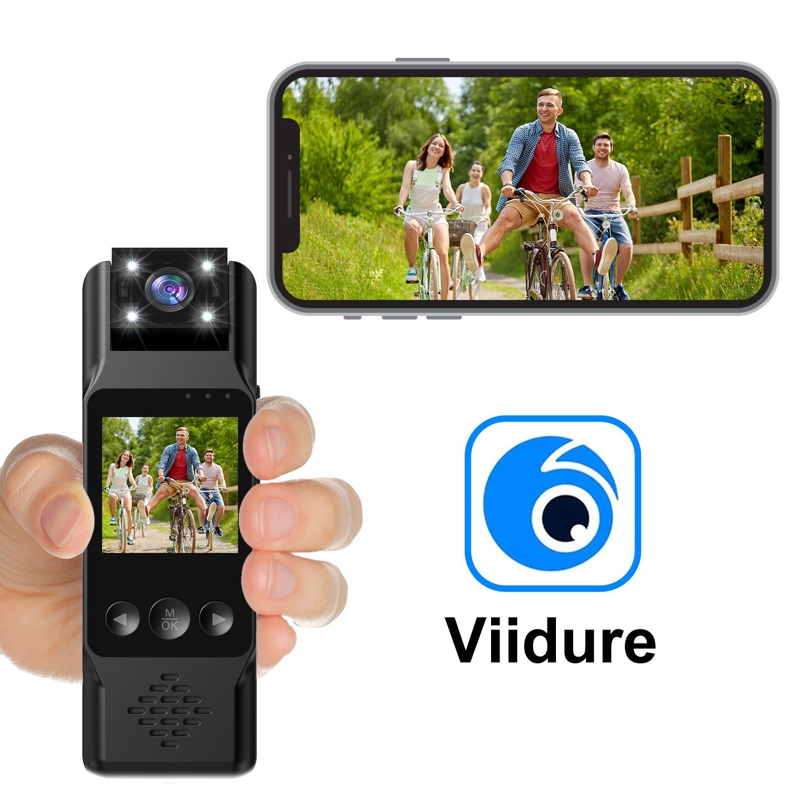 Hot-selling Law Enforcement Recorder Infrared Night Vision HD Camera Audio and Video Recording Clip-on Conference Record