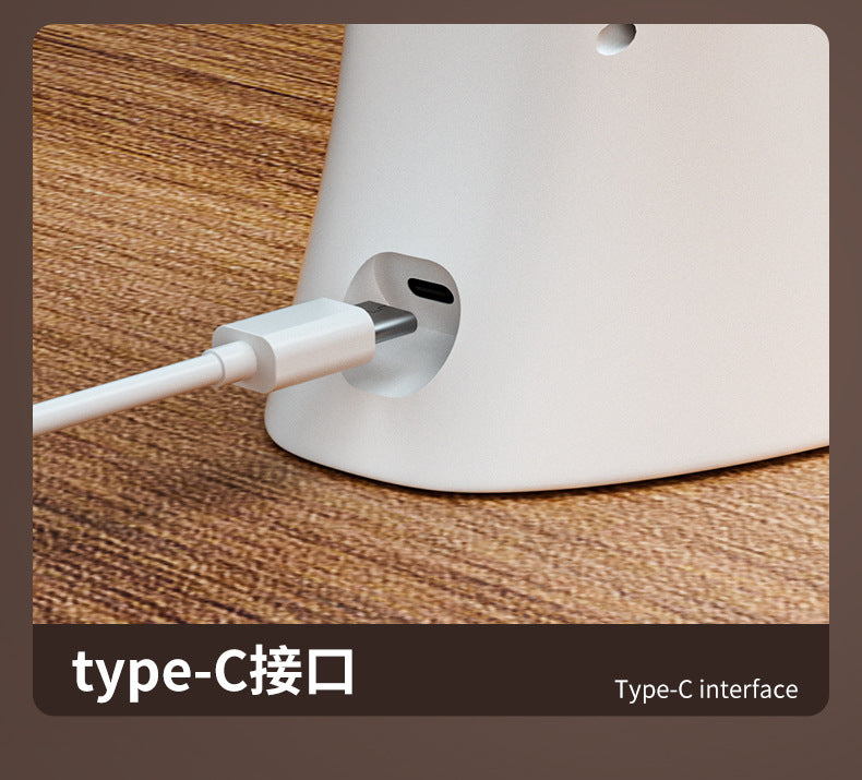 Desk Lamp for Students with Clock Alarm Creative Desktop Reading Lamp Dimmable Color Adjustable Student Dormitory Lamp