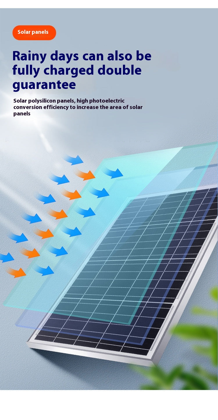 Wholesale New Solar Garden Lights for Rural Outdoor Rainproof ABS Body with LED Light Source IP65 Rating for Foreign Trade