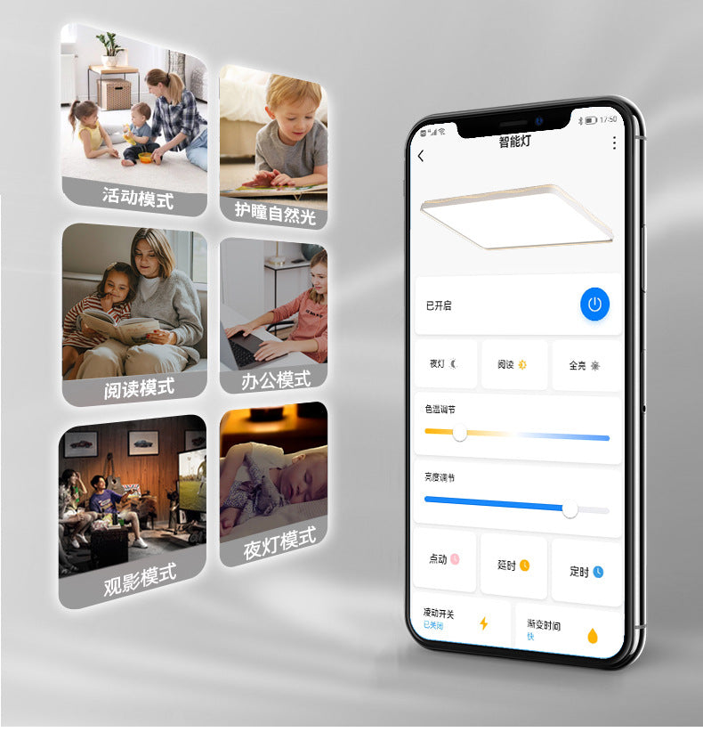 New Nordic Style Living Room Lamp for Home Use, Elegant led Ceiling Lamp Iron Art Room Lamp Creative Simple Bedroom Lamp Round Shape