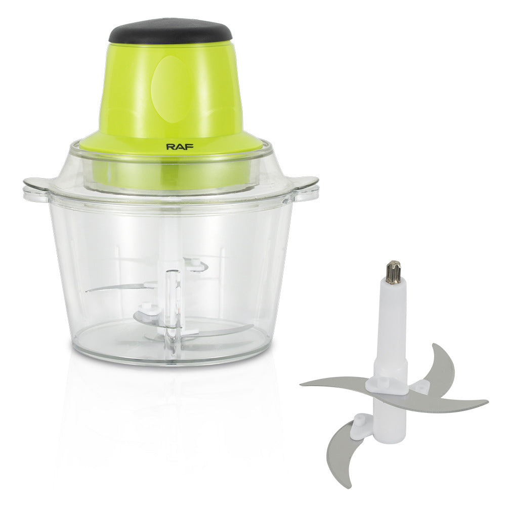 RAF EU Standard Meat Grinder Household Electric Blender Meat Mincer Small High-Power Food Processor Glass Jar