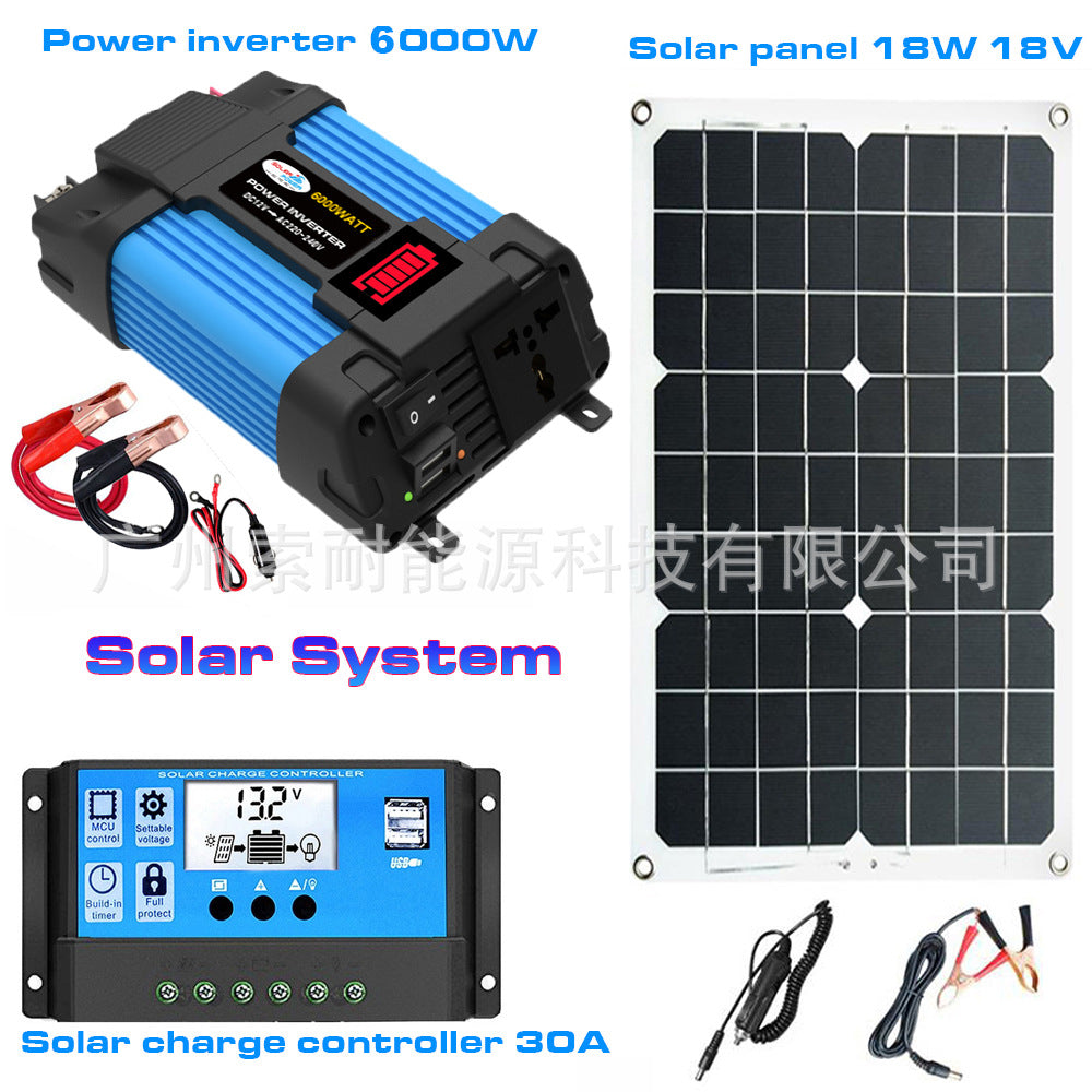 Car Converter Car Small Appliance Inverter300W/500W 12V Turn110V/220V Double USB Interface