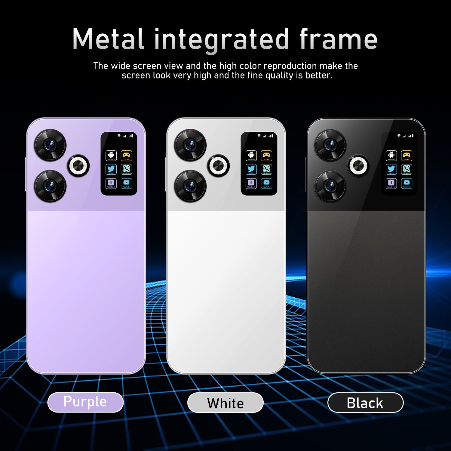 New Mobile Phone M6 Pro Large Screen7.3Inch16+1T Low Price Spot Wholesale Smartphones(Popular)
