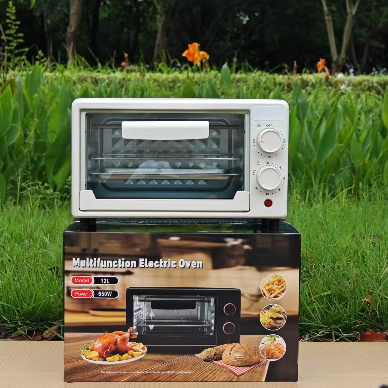 15L Oven Household Multi-Functional Small Double-Layer Baking12L Oven~48L Large Capacity Electric Air Circulation
